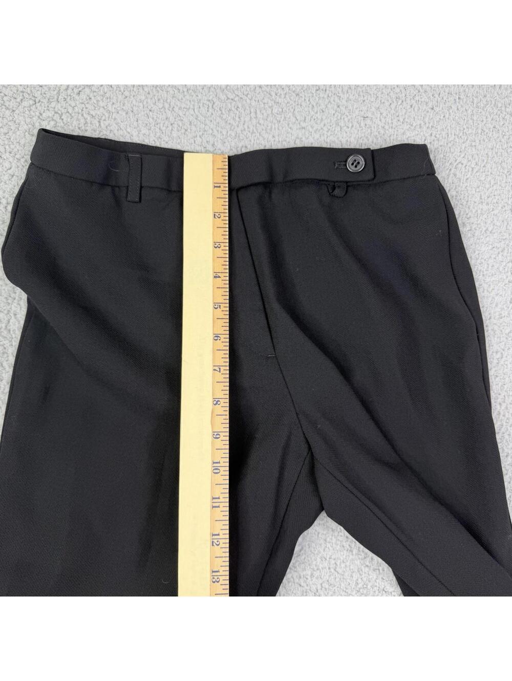 J.CREW 100% Wool Black Trousers Pants Lined Women's P6 (26x28) Made in Japan - Picture 3 of 12